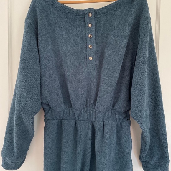 EUC Free People Beach Keepin It Real jumpsuit // chenille one piece - Picture 7 of 9